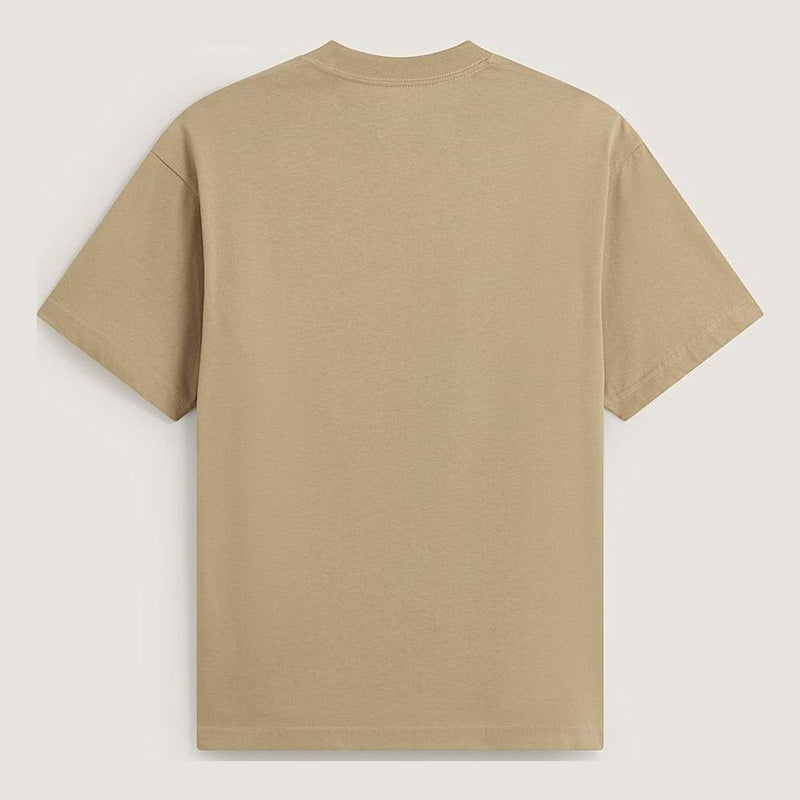 Mens Vans Left Chest II Logo Loose Short Sleeve T-Shirt - Camel