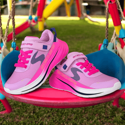 Skechers Girls Wave 92 Imara Lite Trainers - Hot Pink