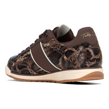 Womens Teddy Smith 121005 Brown Trainers - Brown