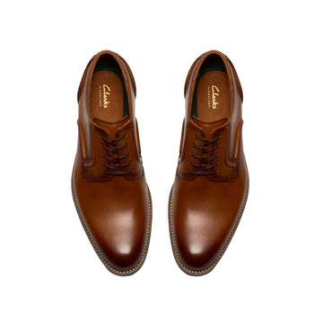 Mens Clarks Craft Remi Formal Lace-up Shoe - Tan