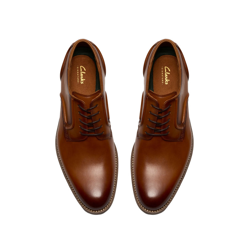 Mens Clarks Craft Remi Formal Lace-up Shoe - Tan