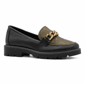 Womens Zanni & Co Daqia Era Loafers - Emerald Opus