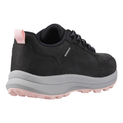Womens Cotswold Elmfield Nubuck Black Hiking Shoes - Black