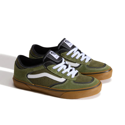 Mens Vans Rowley Classic Trainers - Aged Green