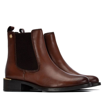 Womens Carmela 164006 Camel Ankle Boots - Camel
