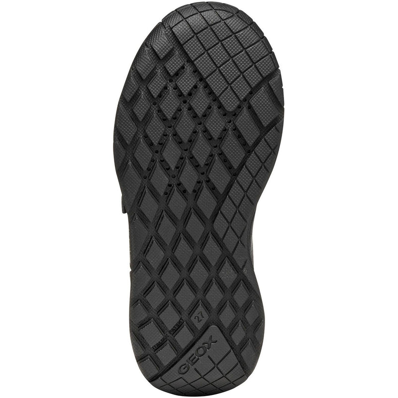 Infant Boys Geox RANN-E Black School Shoes - Black