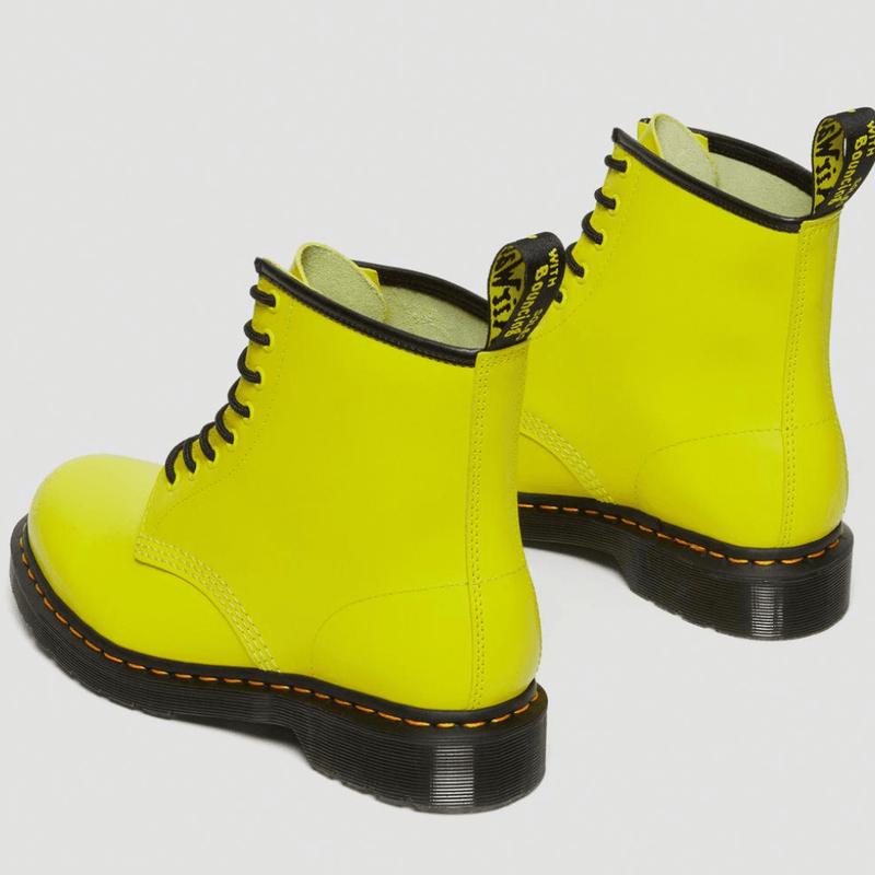 Womens Dr Martens 1460 Tumbled Boots - Yellow