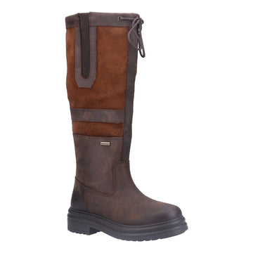 Womens Cotswold Broadway Brown Long Boots - Brown