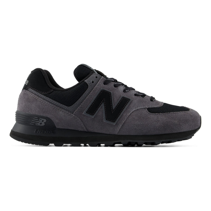 Mens New Balance 574 NB Navy with Black Trainers - NB Navy with Black