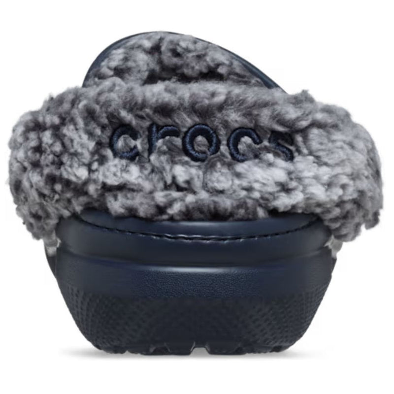 Womens Crocs Classic Fleece Lined Clog - Navy