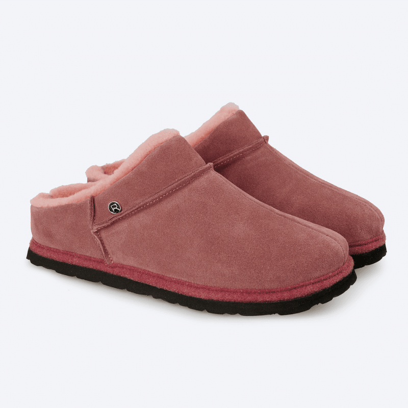 Womens Rohde 7070 Mini Mule Boot Slippers - Rose