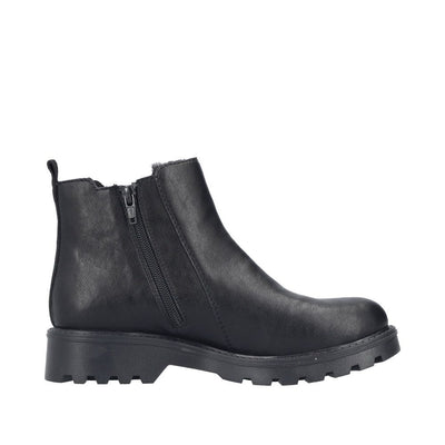 Womens Rieker 73250 Ankle Boots - Black