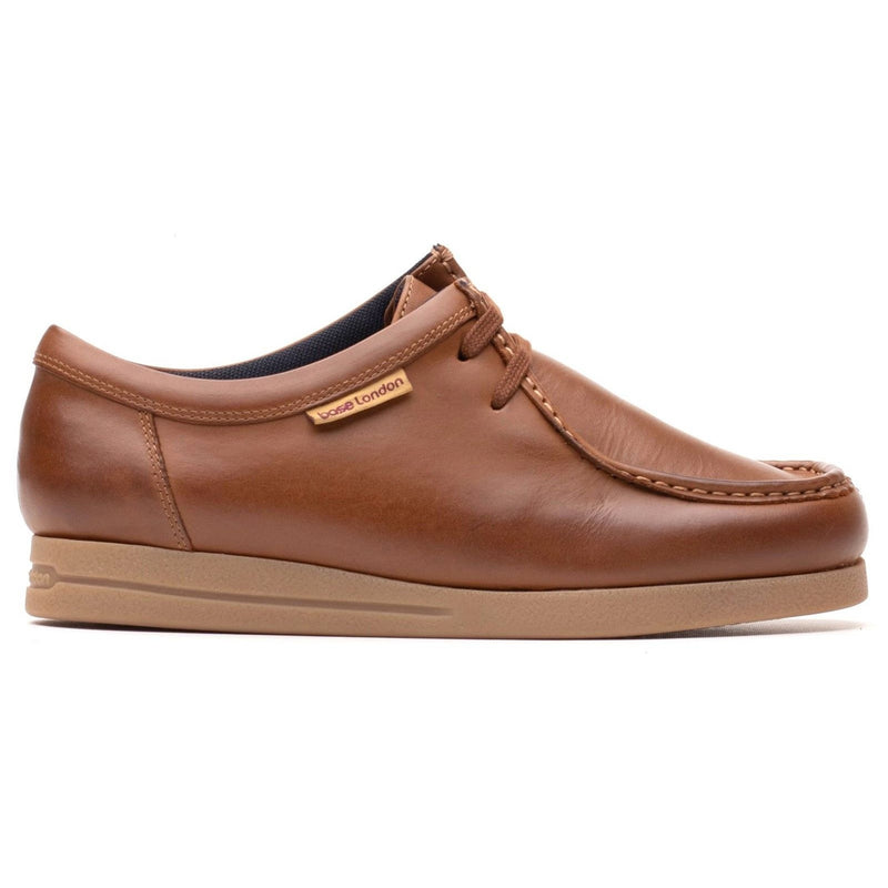 Mens Base London Koko Casual Lace-up Shoes - Tan