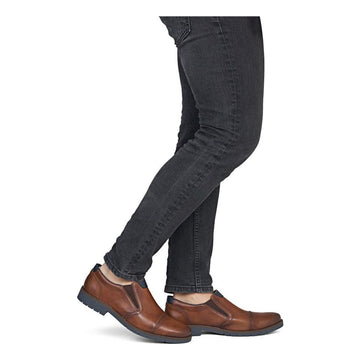 Mens Rieker 13950 Almond Casual Slip-On Shoe - Almond