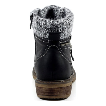 Womens Lunar Benson III Black Waterproof Ankle Boots - Black