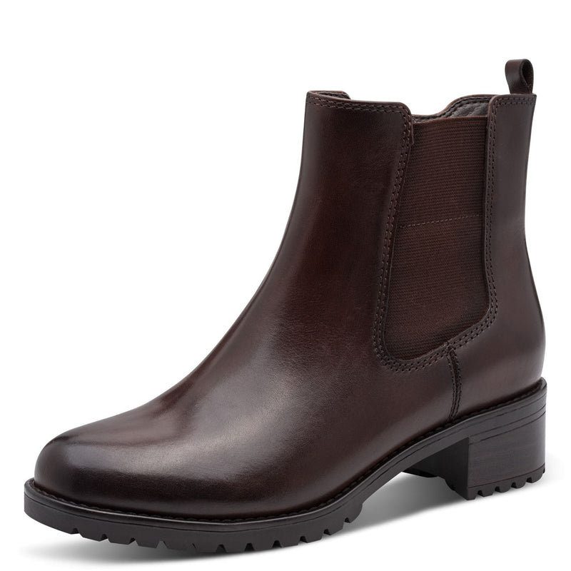Womens Jana 25710 Ankle Boots - Mocca
