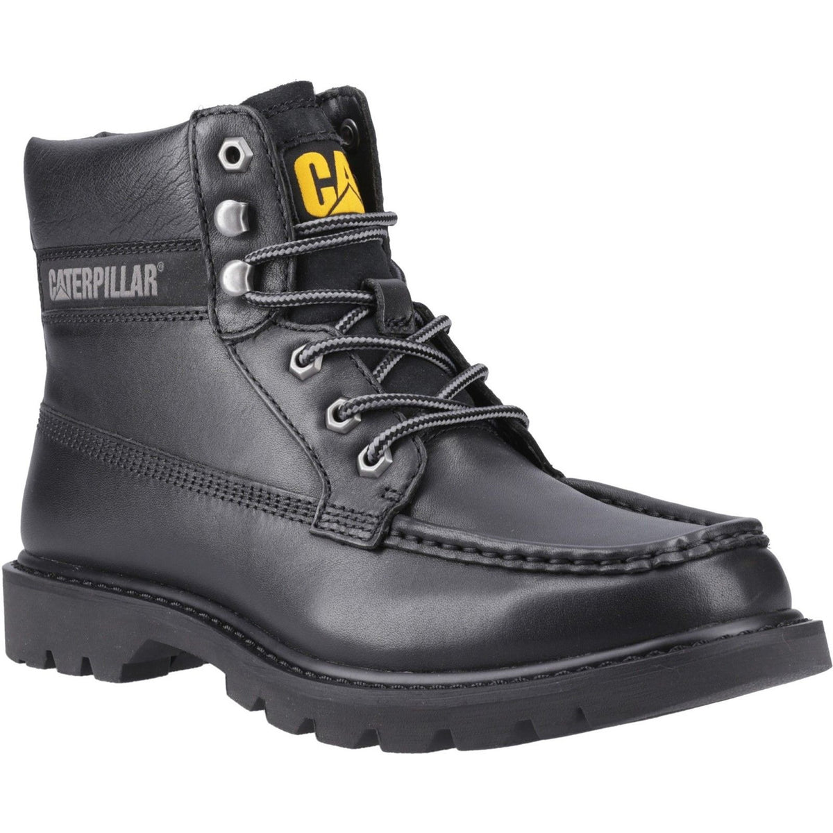 Mens Cat Lifestyle Colorado Moc Toe Black Boots