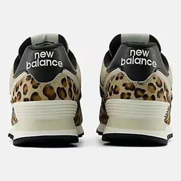 Womens New Balance 574 Stonware with Linen and Black Trainers - Stonware with Linen and Black