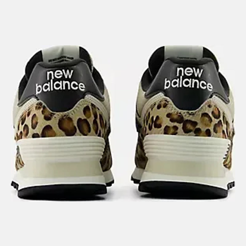 Womens New Balance 574 Stonware with Linen and Black Trainers - Stonware with Linen and Black