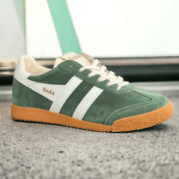Womens Gola Elan Trainers - Evergreen