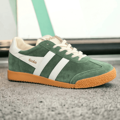 Womens Gola Elan Trainers - Evergreen