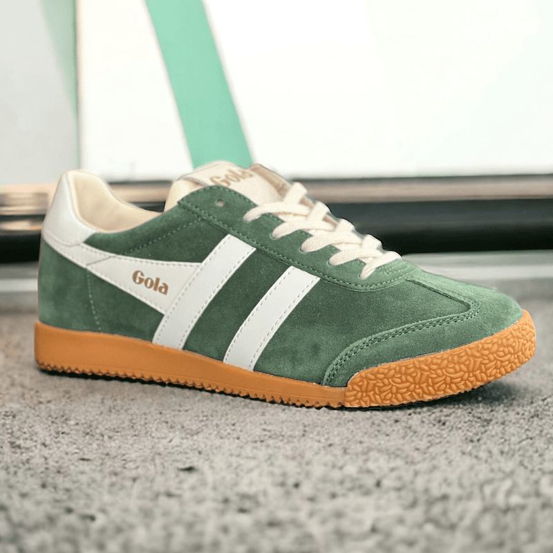 Womens Gola Elan Trainers - Evergreen