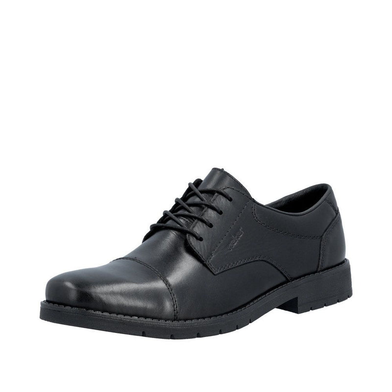 Mens Rieker 13901 Black Formal Lace-up Shoe - Black