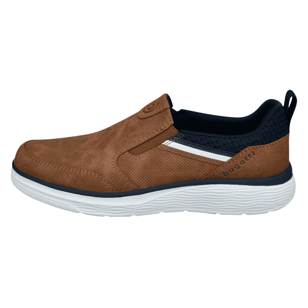 Bugatti Mens ASE62 Perforated Slip On Shoes