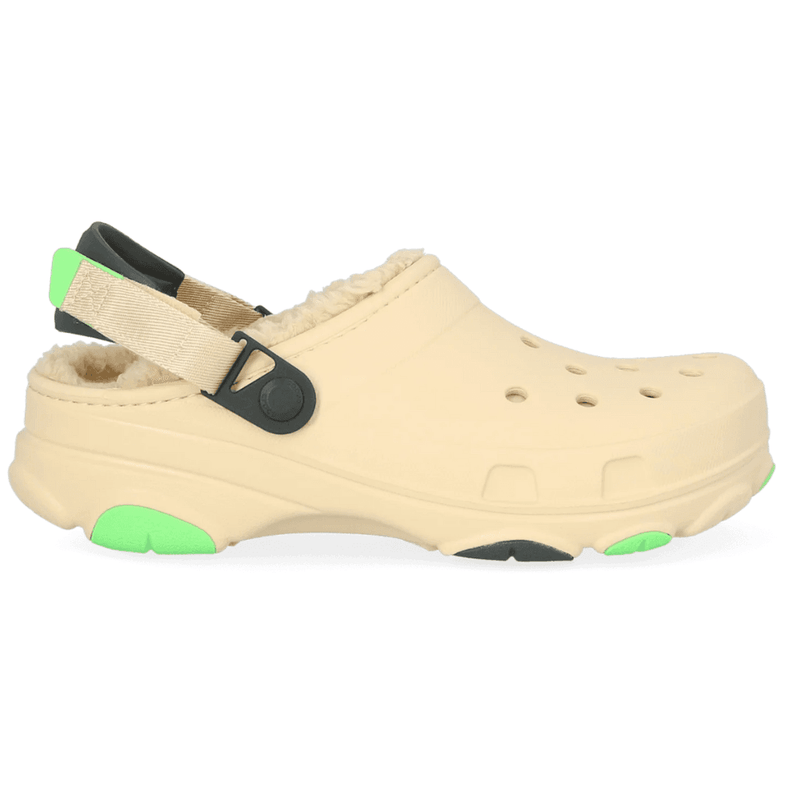 Mens Crocs All Terrain Lined Clog - Sesame Cream