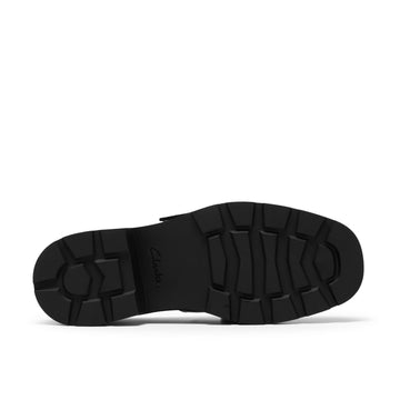 Girls Clarks Lauryl Bar School Shoes - Black Patent