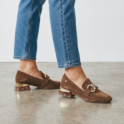 Womens Zanni & Co Hahoe Loafers - Driftwood