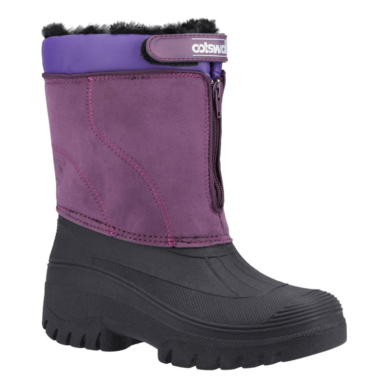 Womens Cotswold Venture Waterproof Winter Boots - Purple