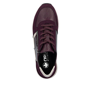 Womens Rieker 58902 Trainers - Blackberry