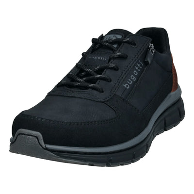 Mens Bugatti AOS01 Dark Blue Trainers - Dark Blue