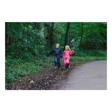 Kids Cotswold Hilly Neoprene Wellingtons - Green