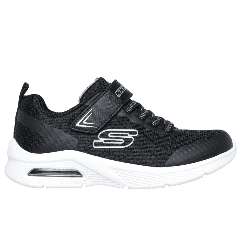 Boys Skechers Microspec Max Trainers - Black
