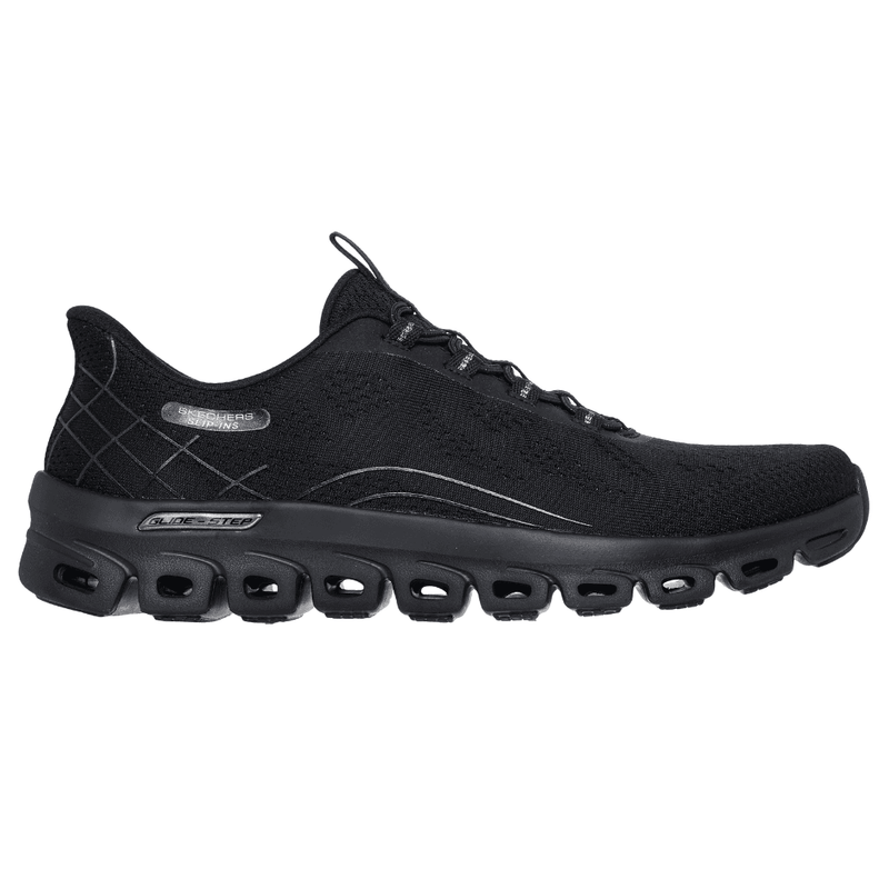 Womens Skechers Slip Ins Glide Step Elevate Trainers - Black