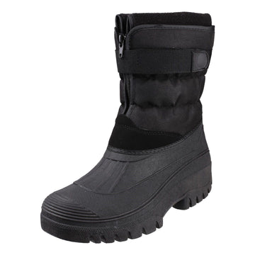 Womens Cotswold Chase Waterproof Snow Boots - Black