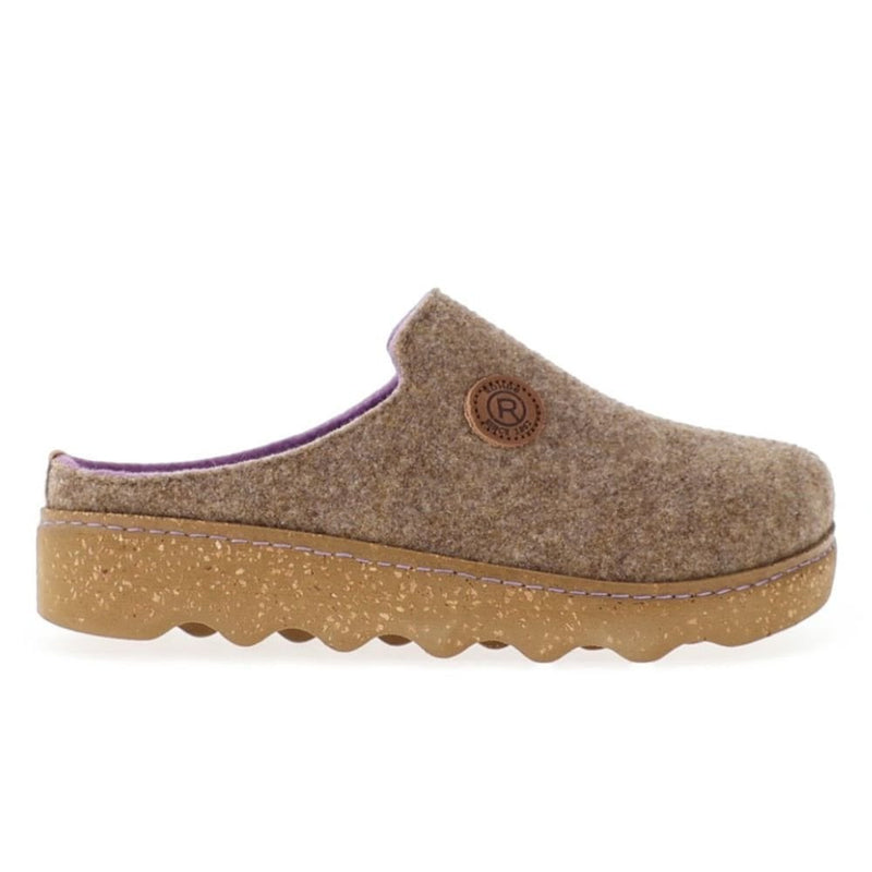 Womens Rohde 6120 Foggia Mule Slippers - Linen Beige