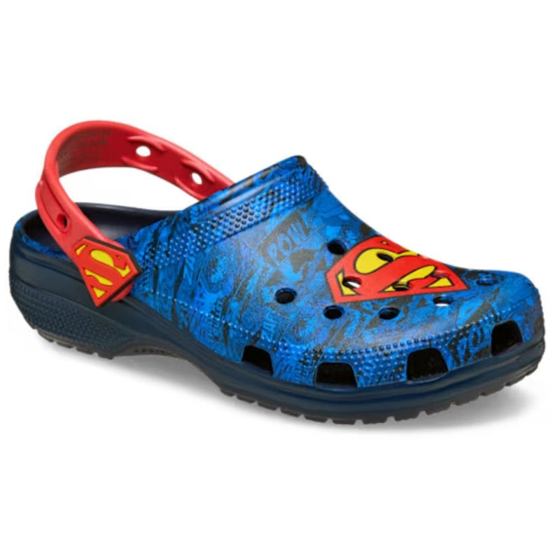 Mens Adults Crocs Superman Classic Clog - Blue