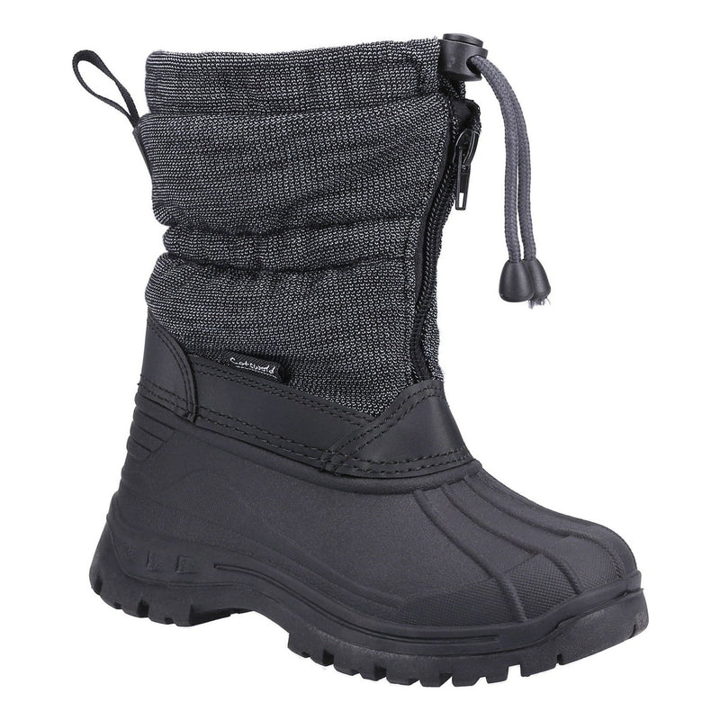 Kids Cotswold Bathford Snow Boots - Black