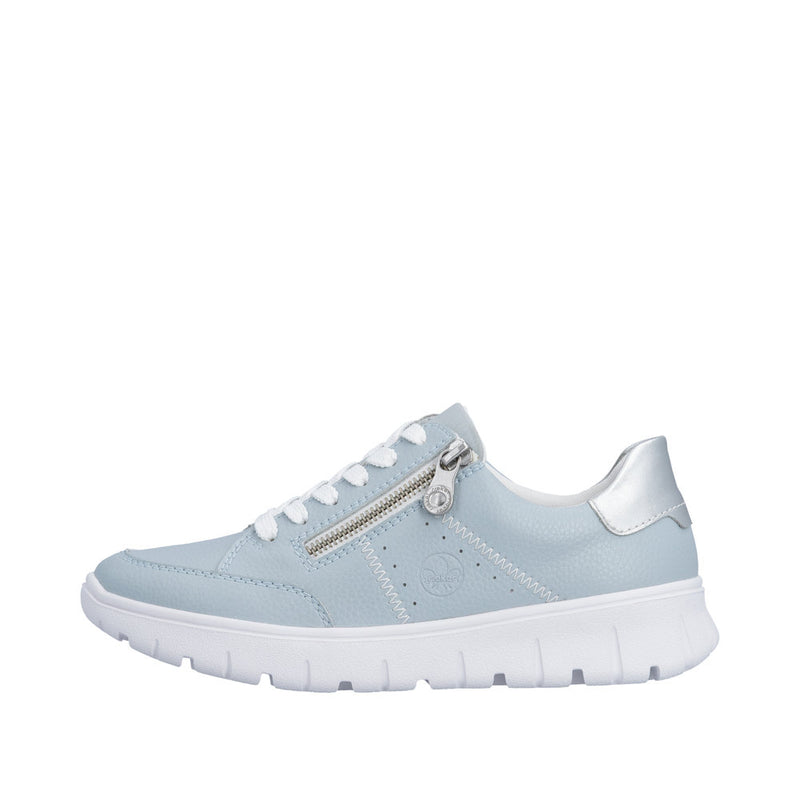 Womens Rieker N1313 Blue Trainers - Blue