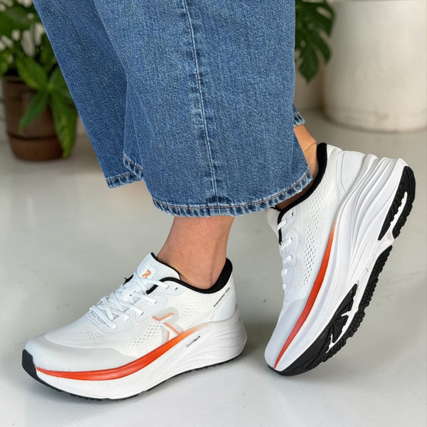 Womens Rieker W4102 White Trainers - White