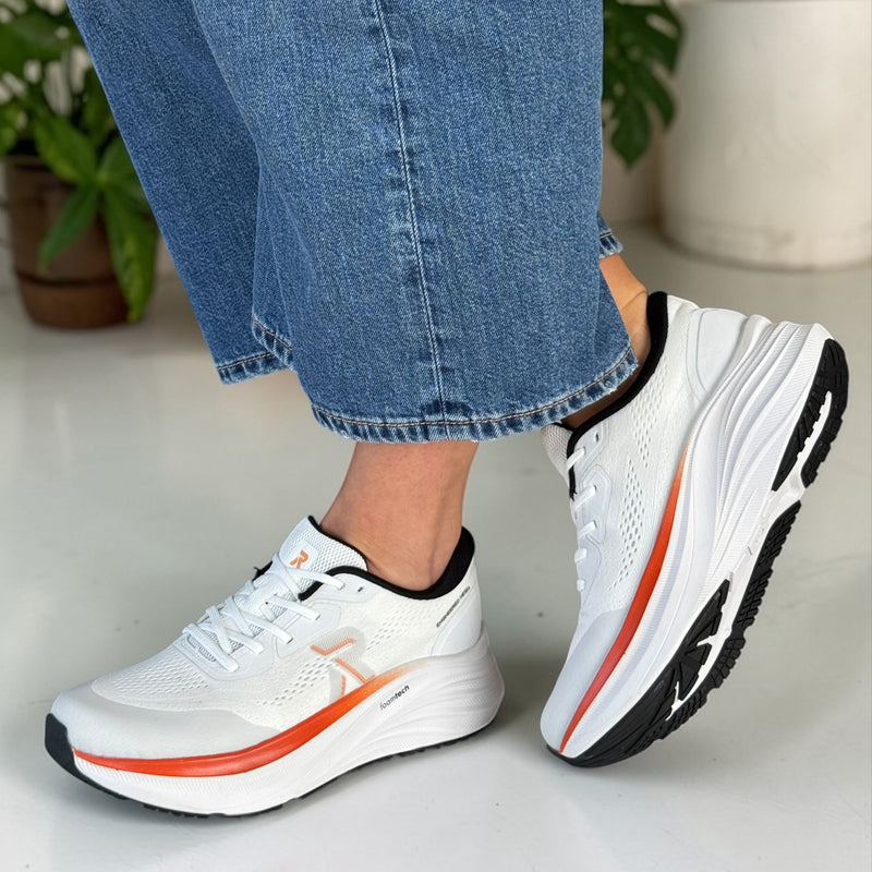 Womens Rieker W4102 White Trainers - White