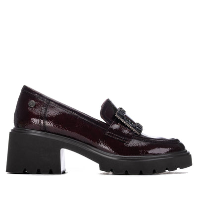 Womens Xti 146229 Loafers - Burgundy