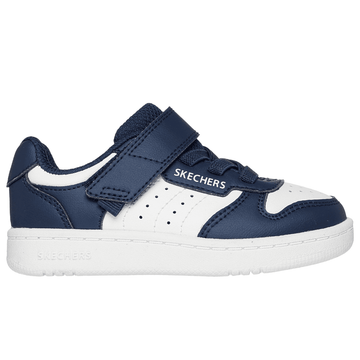 Skechers Infants Quick Street Navy and White Trainers - Navy