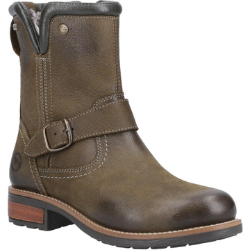 Womens Cotswold Kinsham Ankle Boots - Khaki