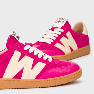 Womens Wonders AP-2001 Gumsole Trainers - Fuchsia Vanilla