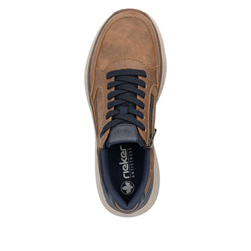 Mens Rieker B1801 Almond Casual Shoes - Almond