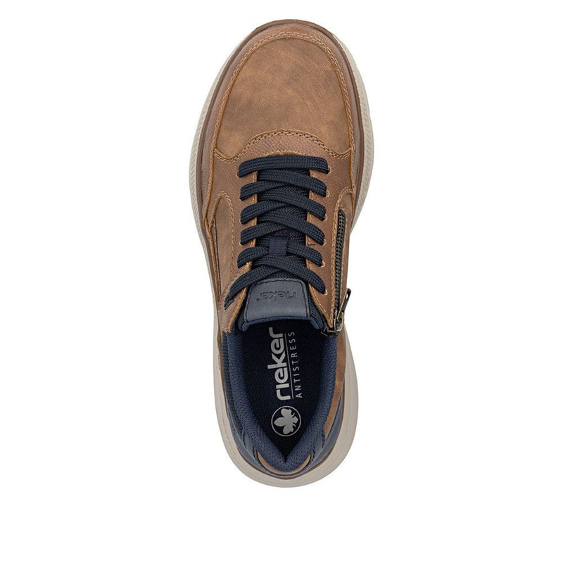 Mens Rieker B1801 Almond Casual Shoes - Almond